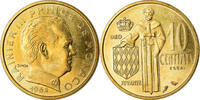 Monaco 10 Centimes Coin, Rainier III, Paris, ESSAI -