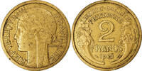 France 2 Francs Coin, Morlon, Paris, Aluminum-Bronze, KM:886 -
