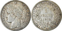 France Franc Coin, Cérès, Paris, Silver, KM:822.1 -