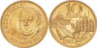 France 10 Francs Coin, Nickel-Bronze, KM:E126, Gadoury:817 -