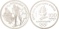 France 100 Francs Coin, Silver, KM:994 -
