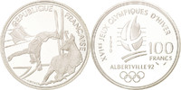 France 100 Francs Coin, Silver, KM:983 -