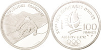 France 100 Francs Coin, Silver, KM:971 -