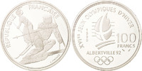 France 100 Francs Coin, Silver, KM:984 -