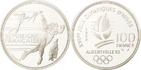 France 100 Francs Coin, Silver, KM:980 -
