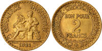 France 2 Francs Coin, Chambre de commerce, Paris -