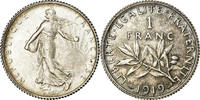 France Franc Coin, Semeuse, Paris, Silver, KM:844.1 -