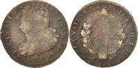 France 2 Sols Coin, 2 sols françois, Paris, Bronze -