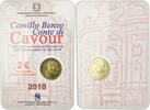 Italy 2 Euro Camillo Benso Count of Cavour, Bi-Metallic -