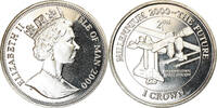 Isle of Man Crown Coin, Pobjoy Mint, Millénaire - Station spatiale -