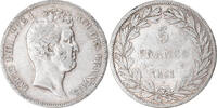 France 5 Francs Coin, Louis-Philippe, Lille, Tranche en relief -