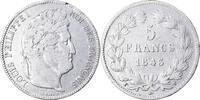 France 5 Francs Coin, Louis-Philippe, Lille, Silver -