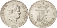 ITALIAN STATES 120 Grana Coin, NAPLES, Ferdinando II, Silver -