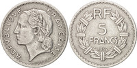 France 5 Francs Coin, Lavrillier, Paris, Aluminum, KM:888b.1 -