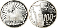 France 100 Francs Coin, BE, Silver, KM:1043, Gadoury:C85 -