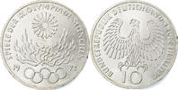 GERMANY - FEDERAL REPUBLIC 10 Mark Coin, Hamburg, Silver -