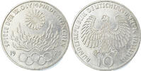GERMANY - FEDERAL REPUBLIC 10 Mark Coin, Karlsruhe, Silver -