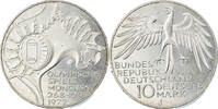 GERMANY - FEDERAL REPUBLIC 10 Mark Coin, Hambourg, Silver -