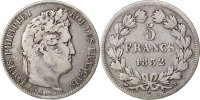 France 5 Francs Coin, Louis-Philippe, Nantes, Silver -