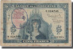 New Hebrides 5 Francs Banknote, KM:5 -
