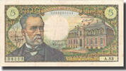 France 5 Francs Pasteur, 1968-08-01, Fayette:61.8, KM:146b -