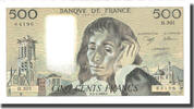 France 500 Francs Pascal, 1989-03-02, Fayette:71.41, KM:156g -
