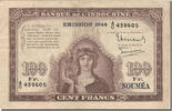 New Caledonia 100 Francs Banknote, Undated (1942), KM:46b -