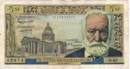 France 5 Nouveaux Francs Victor Hugo, 1961-02-02 -