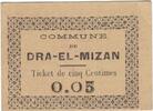 Algeria 5 Centimes Banknote, N.D, 1917-02-27 -