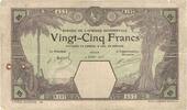 French West Africa 25 Francs Banknote, 1925-07-09, KM:7Ba -