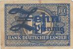 Germany 10 Pfennig Banknote, valeur faciale -
