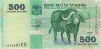 Tanzania 500 Shilingi Banknote, KM:35 -