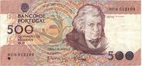 Portugal 500 Escudos Banknote, 1988-08-04, KM:180b -