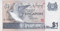 Singapore 1 Dollar Banknote -