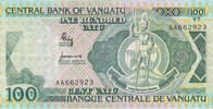 Vanuatu 100 Vatu Banknote, KM:1a -