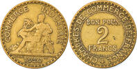 France 2 Francs Coin, Chambre de commerce, Paris -