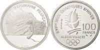 France 100 Francs Coin, Silver, KM:971 -
