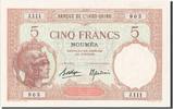 New Caledonia 5 Francs Banknote -