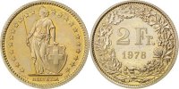 Switzerland 2 Francs Coin, Copper-nickel, KM:21a.1 -