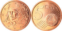 France 5 Euro Cent Paris, Copper Plated Steel, KM:1284 -
