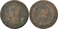 France Decime Coin, Dupré, Paris, Bronze, KM:645.1 -