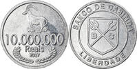 CABINDA 10 millions de reais Coin, Aluminum -
