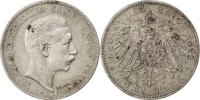German States 2 Mark Coin, PRUSSIA, Wilhelm II, Berlin -