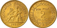 France 2 Francs Coin, Chambre de commerce, Paris -