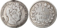 France 5 Francs Coin, Louis-Philippe, Lille, Silver -