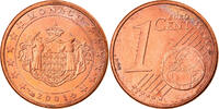 Monaco Euro Cent Paris, Copper Plated Steel, KM:167 -