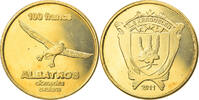 France 100 Francs Coin, Kerguelen, Bronze-Aluminium -