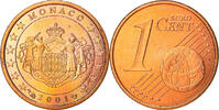 Monaco Euro Cent Paris, Copper Plated Steel, KM:167 -