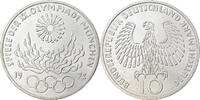GERMANY - FEDERAL REPUBLIC 10 Mark Coin, Hamburg, Silver -