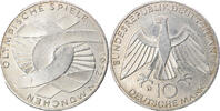 GERMANY - FEDERAL REPUBLIC 10 Mark Coin, Munich, Silver -